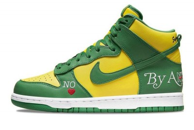 1:1 Reps Supreme X Nike SB Dunk High "By Any Means – Brazil"