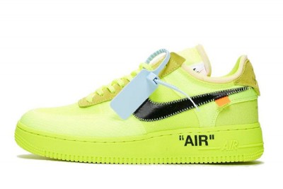 Pick Fake Nike Air Force 1 Low Off-White "Volt"